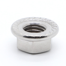 Stainless 304 Flange Nut Serrated Nuts