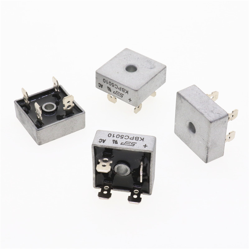 1 pcs KBPC 5010 1000 Volt Bridge Rectifier 50 Amp 50A Metal Case 1000V Diode Bridge Hot Top Sale