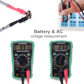 Digital Multimeter, Multimeter Voltage Tester Digital Battery Circuit, Measures Voltage Tester, Current, Resistance, Continuity