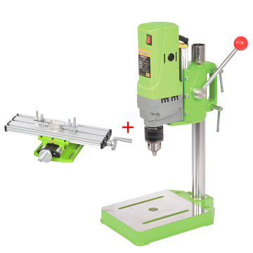 Mini Bench Drill Press 710W Bench Drilling Machine Variable Speed Drilling Chuck 1-13mm For DIY Wood Metal Electric + Vise Table