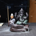 Elephant God Ganesha Backflow Incense Burner India Censer Holder Gifts Meditation Ornaments Home Office Decoration Crafts