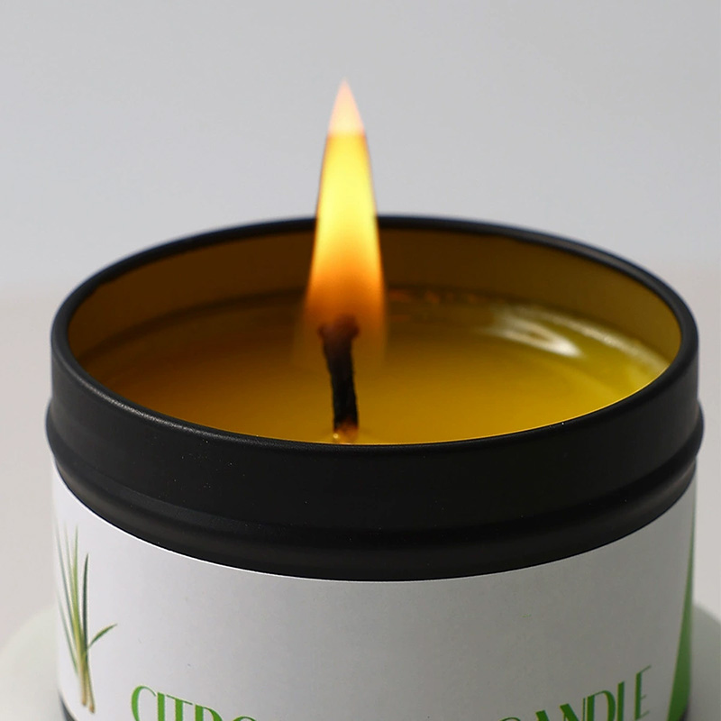 mosquito tin candle