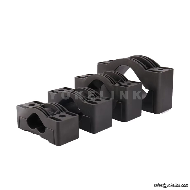 Polymer Cable Cleat M10 Mounting 2Hole Clamp Nylon (2)