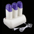 Triple Depilatory Wax Heater Hot Body Hair Removal Roll On Depilation Waxing Machine Salon Beauty with Heater Base