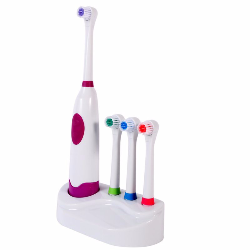 1119 Electric Toothbrush Rechargeable Toothbrush 3 brush heads for Adult Dental Care Massage