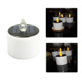 New Solar Candles Light Flameless Rechargeable LED Candles Lights Tea Lamps for Bar Bedroom Living Room Garden Home Decor Candle