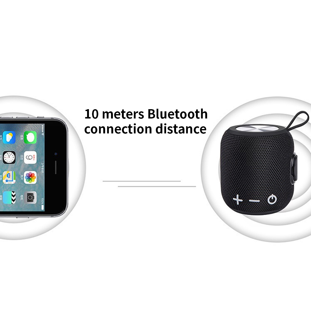 Wireless Waterproof Bluetooth Speaker Portable Column Speaker Mini Intelligent Outdoor Multifunction Audio Speaker