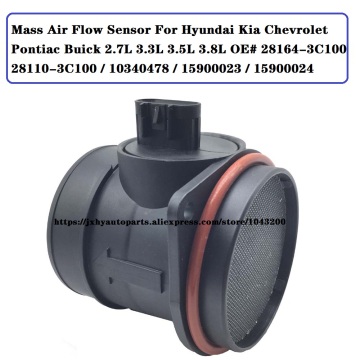 New Mass Air Flow Meter Sensor For Hyundai Kia Chevrolet Pontiac Buick 05-14 28164-3C100 28110-3C100 10340478 15900023 15900024