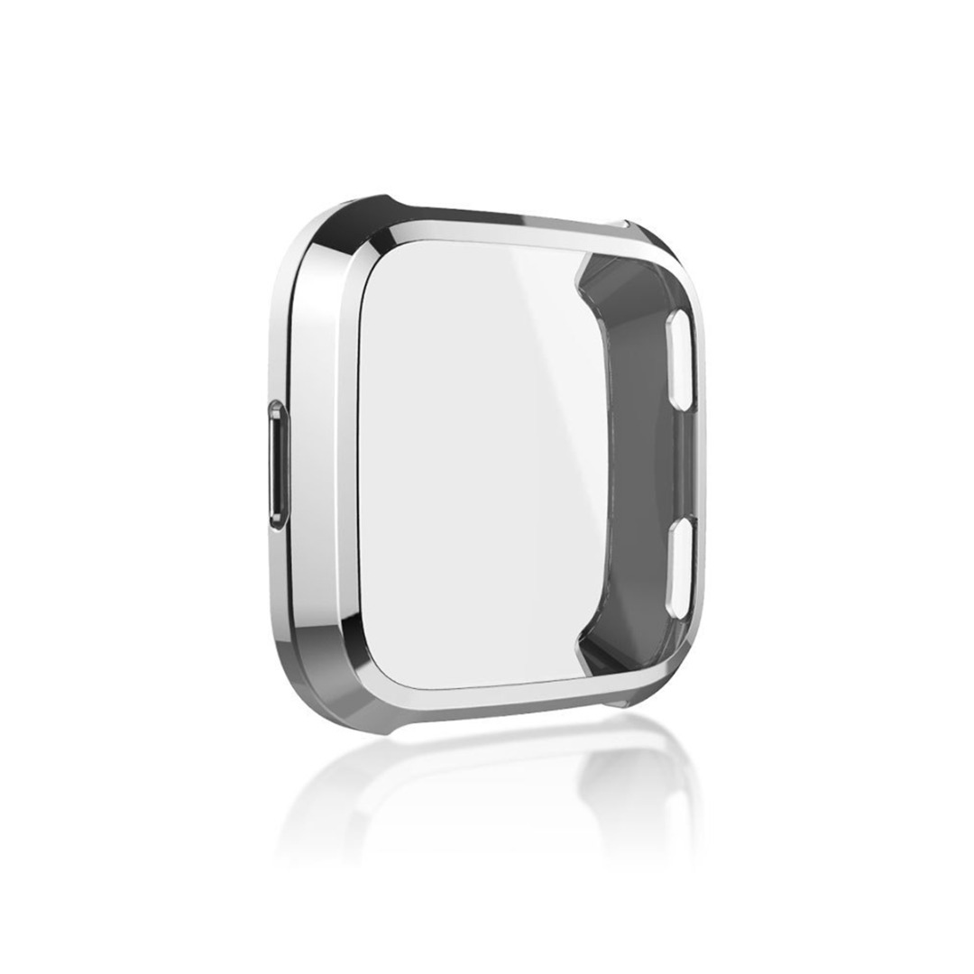 Watches Screen Protector Case For Fitbit Versa Full Frame Case Cover Slim TPU Replacement Watch Accessories For Versa Shell