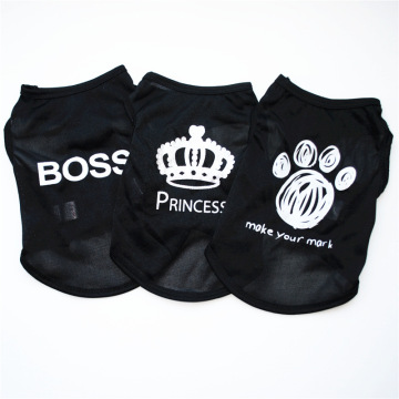 2020 New Suit Cosplay Dog Clothes Black Elastic Vest Puppy T-Shirt Coat Accessories Apparel Costumes Pet Clothes for Dogs Cats