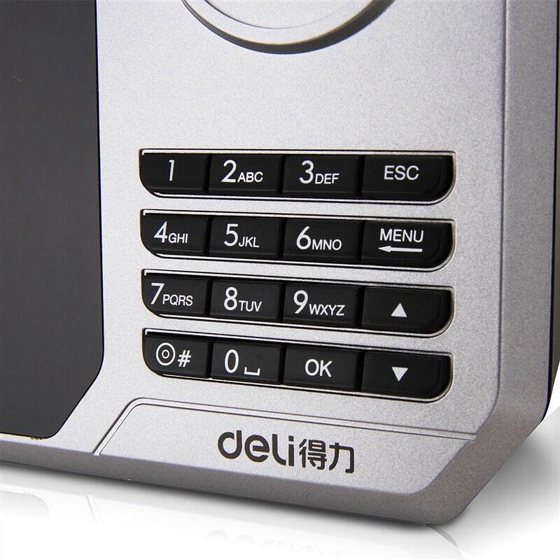 Deli 3959 Fingerprint+ Facial recognition Time recording Attendance machine Multifunctional time machine shipping free