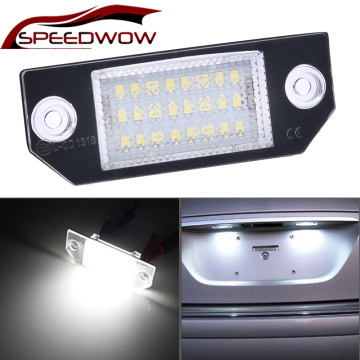 SPEEDWOW 1PC Car License Plate Light 12V LED Number Lamps Plate Light Tail Light For 03-18 Ford Focus C-MAX 03-08 MK2 Auto Parts