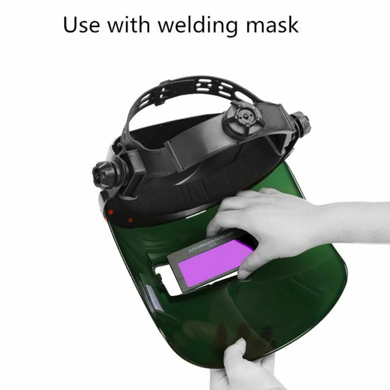 1pcs Auto Darken Welding Helmet Eyes Protector Welder Cap Goggles Mask Replace