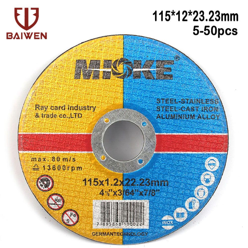 115mm 5-50Pcs Metal Stainless Steel Cutting Discs Cut Off Wheels Flap Sanding Grinding Discs Angle Grinder Wheel