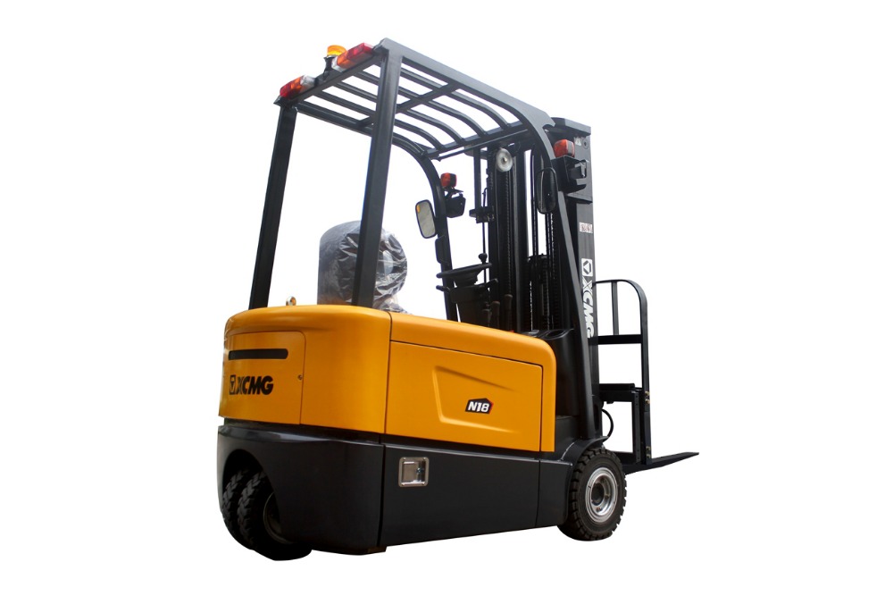 XCMG new 1.6 ton 3wheel electric forklift truck