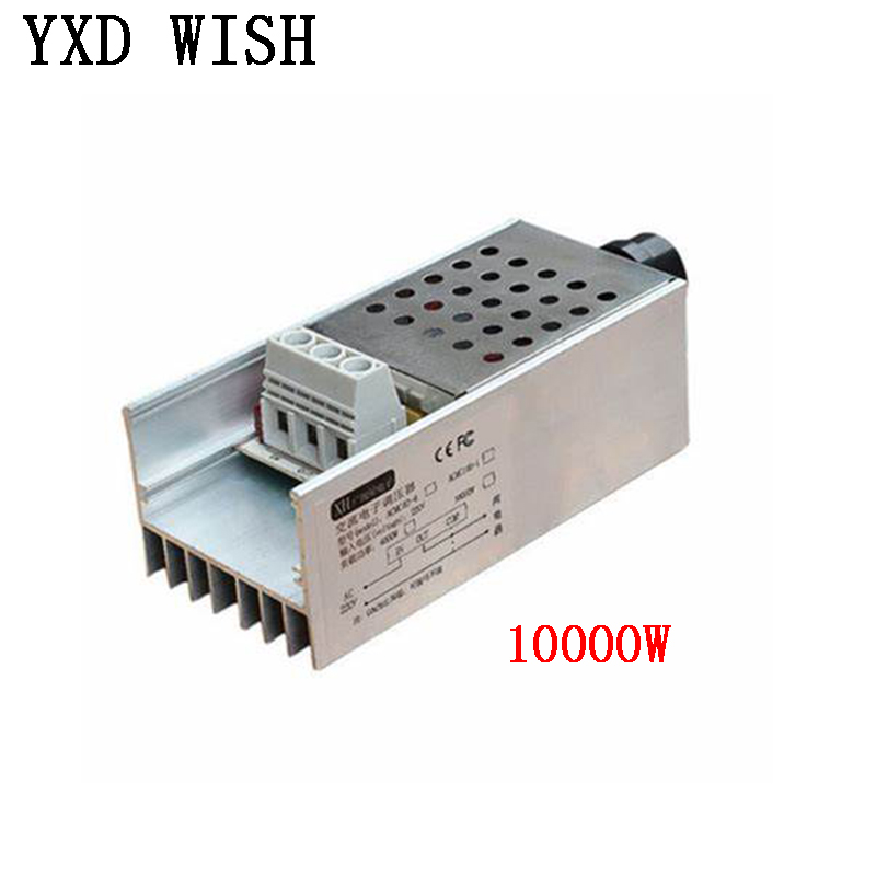 10000W 25A Speed Controller High Power SCR Voltage Regulator Dimmer Switch Speed Temperature Control Thermostat AC 110V 220V