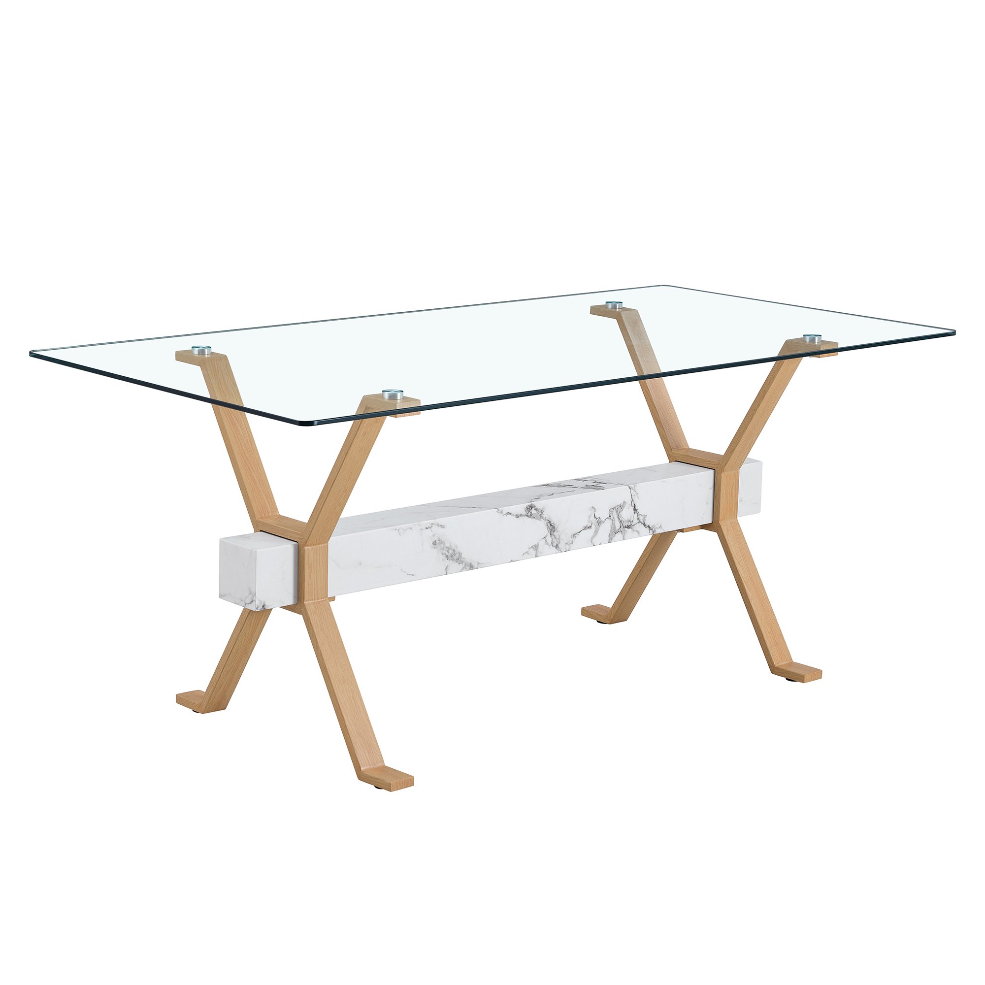 modern minimalist dining table glass