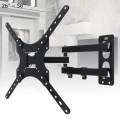 50KG Adjustable TV Wall Mount Bracket Flat Panel TV Frame Support 15° Tilt with Wrench for 26-56 Inch LCD LED Monitor Flat Pan