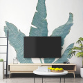 Large Fresh Banana Leaf Green Plant Wall Sticker for Living Room Bedroom Waterproof Wall Decal Home Decoration Mural Art