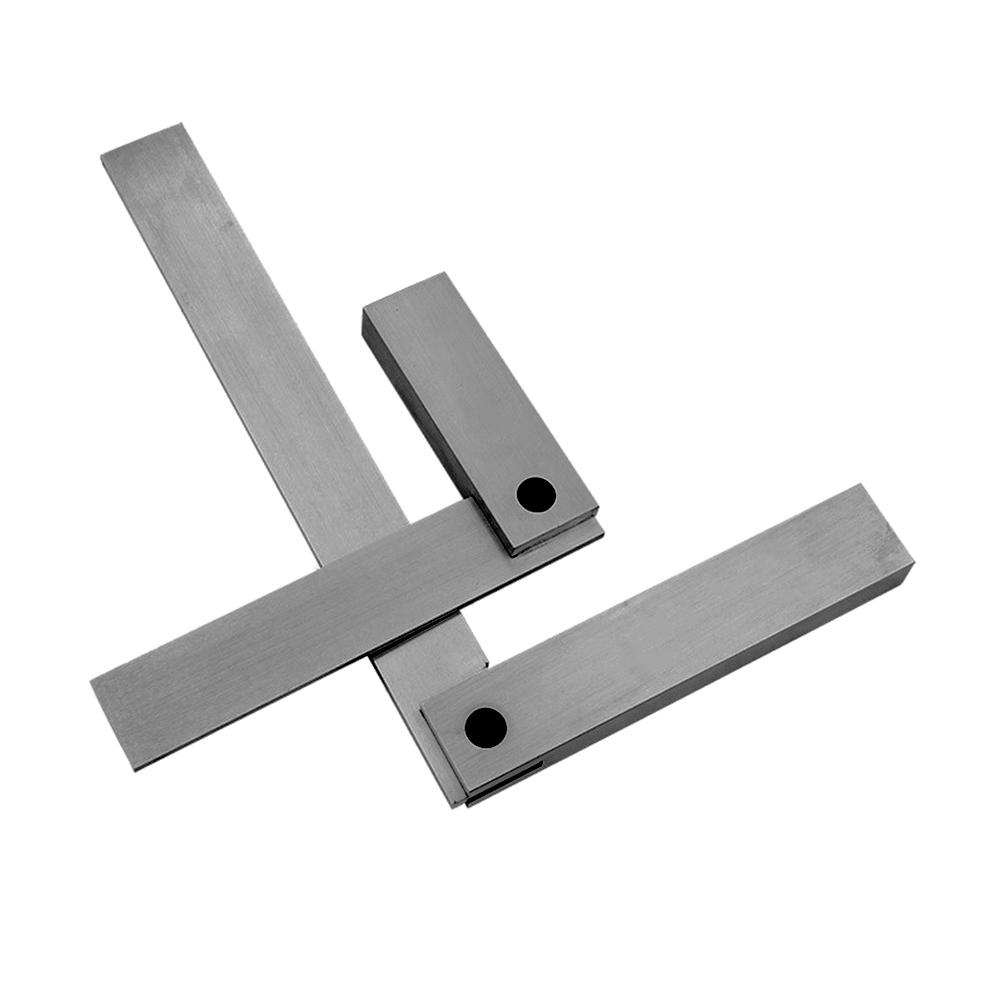 Angle Ruler Gauge 90 Degrees 1 Level Wide Base Angle Ruler 90 Degrees Square Tool Stainless Steel Measurement Tool