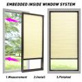 Keego Cellular Shades Framed System Honeycomb Blinds Inside Windows 100% Blackout Window Blind Cordless Mini Cellular Shutters