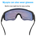 kapvoe Polarized Goggles Men Cycling Glasses Women Sport red black Bicycle Sunglasses MTB Bike Hiking Eyewear Glasses woman