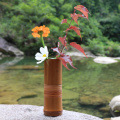 Japanese Bamboo Flower Vase For Home Decoration Handmade Wedding Decoration Vase Gift Flower pots stands Home decor bottles wood