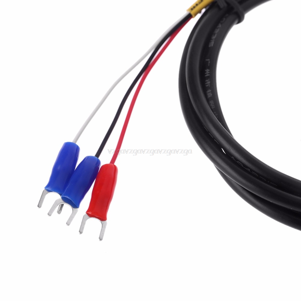 PT100 Type Temperature Thermocouple Sensor Probe with Stainless Steel Cable Waterproof temperature sensor D18 dropship