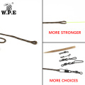W.P.E Carp Fishing 1pcs 40g-80g Method Feeder Rig Hair Europe Carp Fishing Group Lead Core Line Method ARC Flat Fishing Tackle
