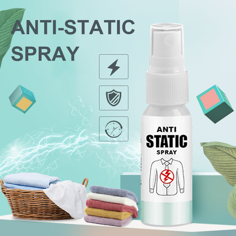 30ML Hair Antistatic Spray Static Remove For Clothes Balancing Spray -50%0FF Lasting Anti-Wrinkle Household Home Chemicals TSLM1