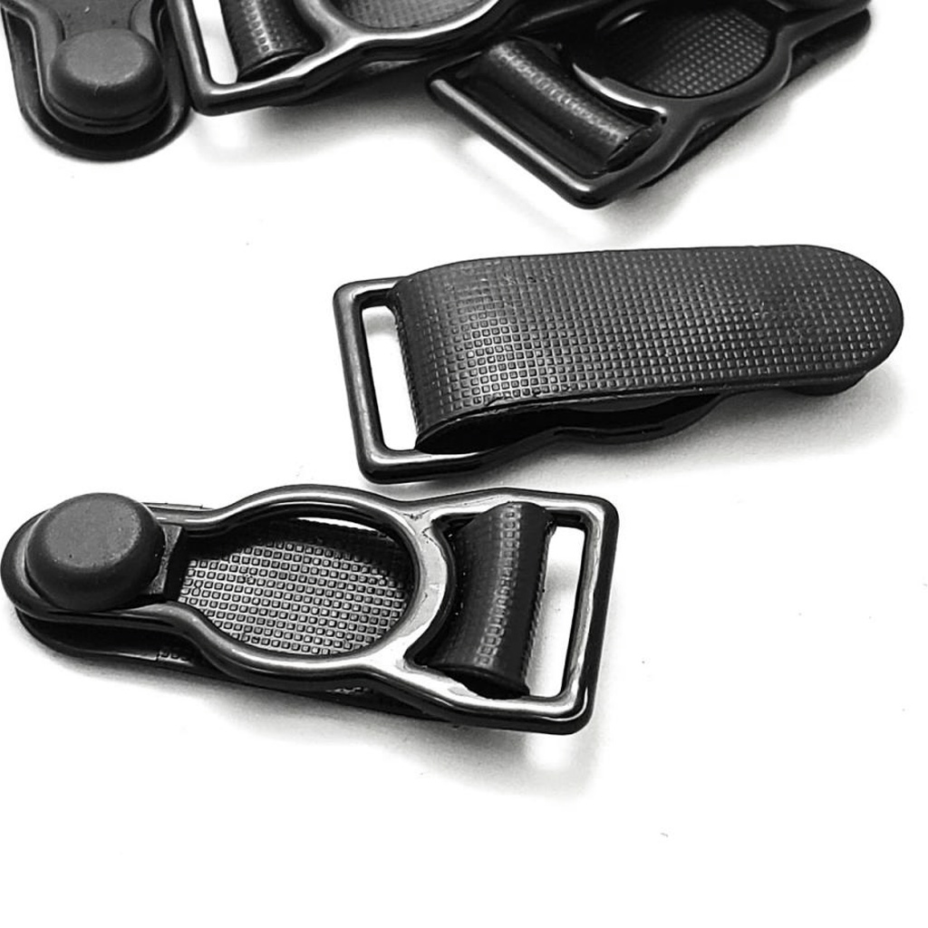 10Pcs Leg Suspender Buckle Sock Garter Belt Holder Stocking Garter Belt 12mm