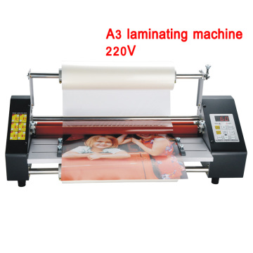 A3 Hot roll laminating machine i9350T Four Rollers Laminator laminator High-end speed regulation thermal laminator 220V HOT