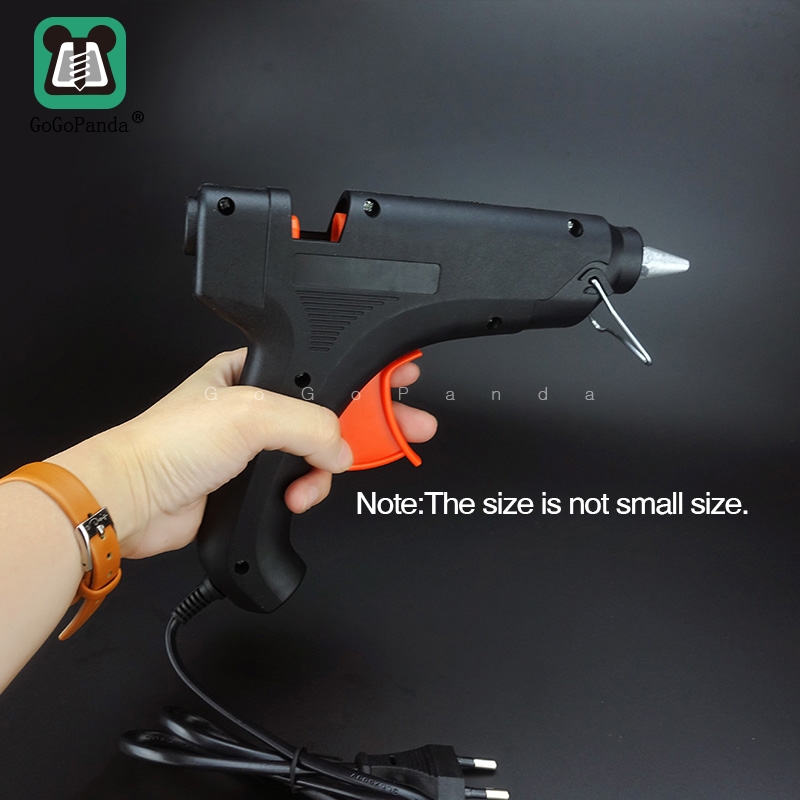 Free Shipping 100W DIY Hot Melt Glue Gun Black Sticks Trigger Art Craft Repair Tool with Light GG-5 110V-240V