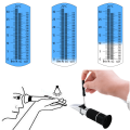 Brix Refractometer for Beer Wort Refractometer, Dual Scale - Specific Gravity 1.000-1.300 and Brix 0-32% with retail box 44%off