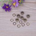 100sets Metal 4/5/6/8mm Round Inner Hole Shoes Garment Clothes Eyelets Appare Eyelet with Washer Leather Craft Repair Grommet