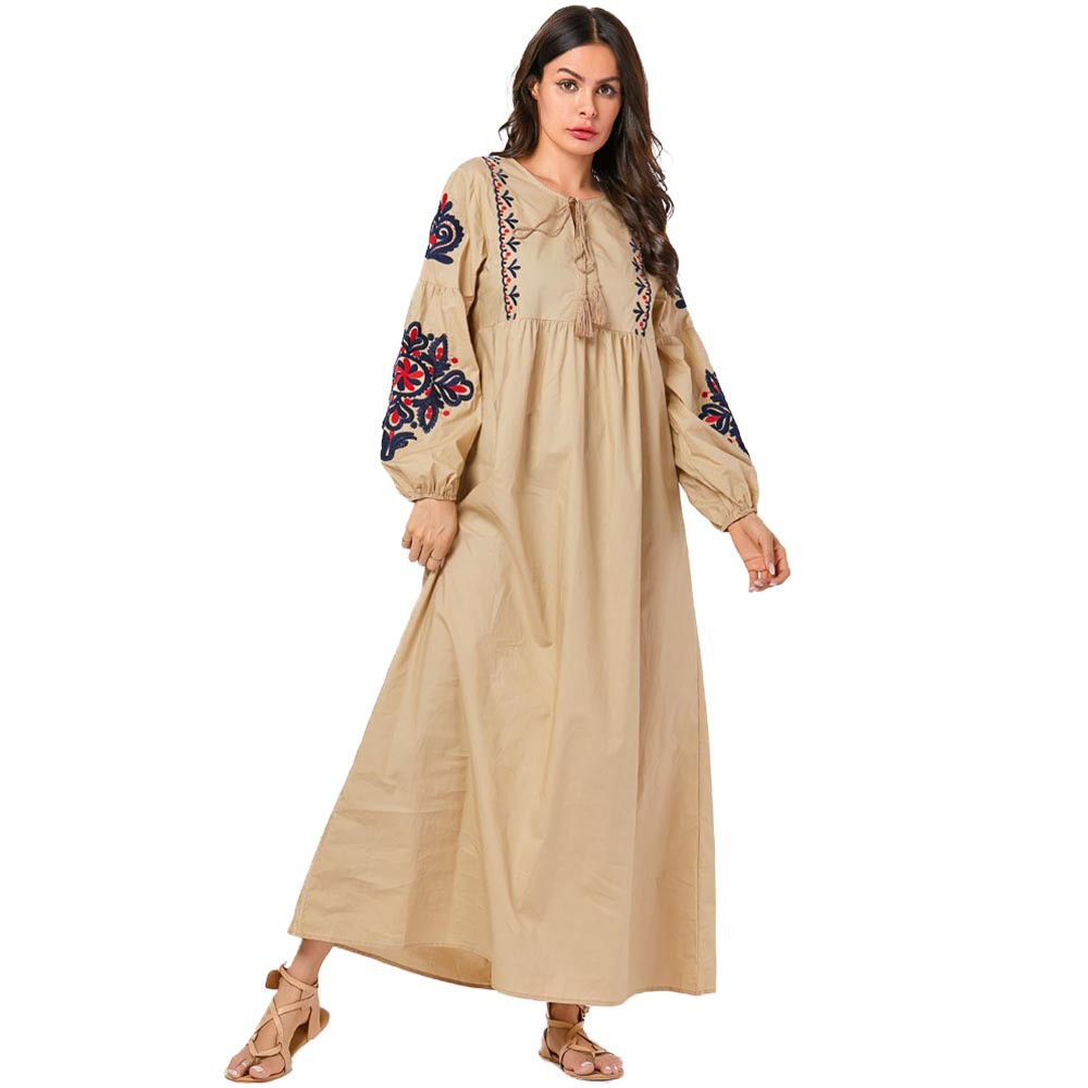 Dubai Abayas For Women Pakistan Turkish Turkey Plus Size Islamic Clothing 4XL Maxi Muslim Dress Embroidery Kaftan Long Robe