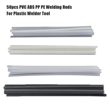 50pcs Plastic Welding Rods Bumper Repair ABS/PP/PVC/PE Welding Sticks Welding Soldering Supplies For Plastic Welder