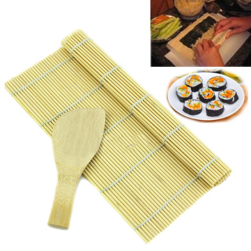 NEW Arrival Sushi Set Bamboo Rolling Mats Rice Paddles Tools Kitchen DIY Accessories