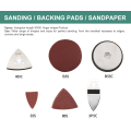 NEWONE SS Triangle Sandpaper finger Saw Blade Multifunction Oscillating saw blades For Polishing Wood Power Tool Accessories
