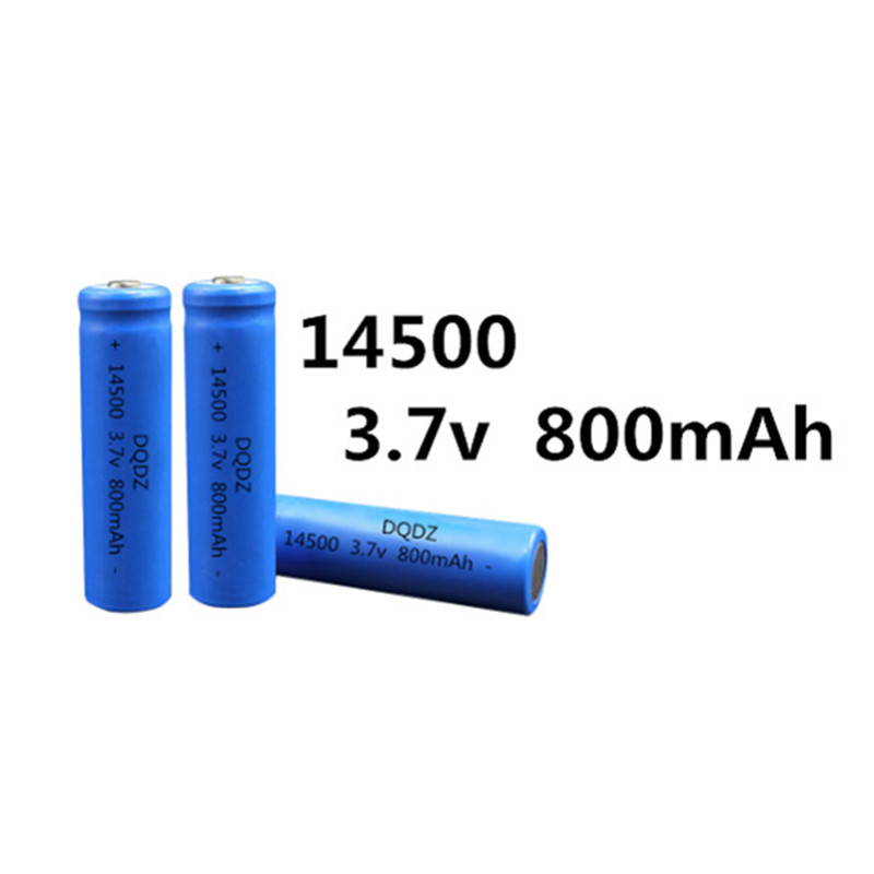New! 14500 3.7v 800mah Li Ion Battery AA Bateria for LED Flashlight Torch Digital Cameras Portable VCD Portable Fax Machines Rc