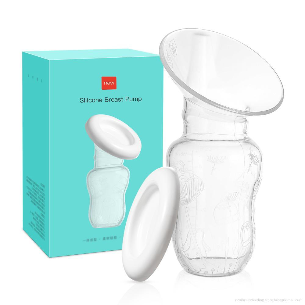 Light Silicone Manual Breast Pump Breast Milk Collector