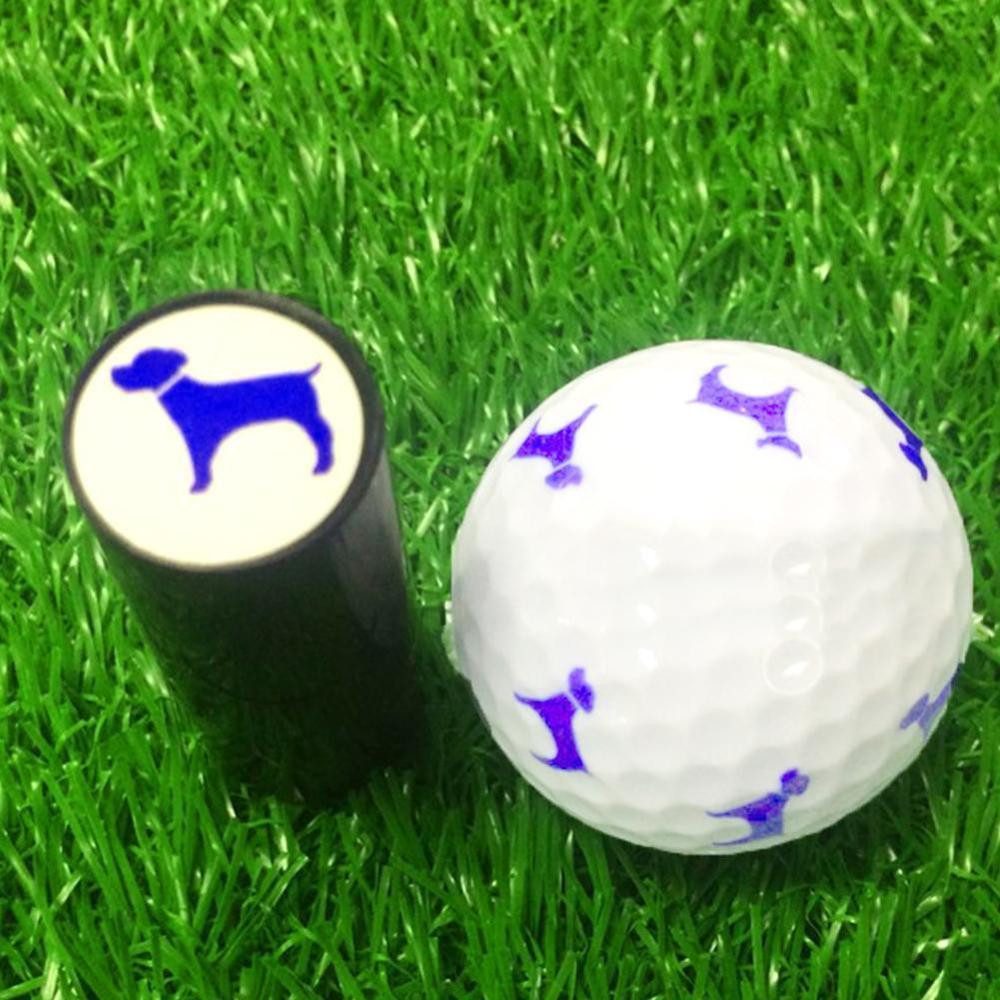 Plastic + Silicone Golf Ball Stamper Stamp Seal Impression Marker Print Gift Prize for Golfer