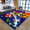 Anime Gamer Controller Kids Play Area Rugs Child Game Floor Mat Cartoon Super Mario Pattern 3D Printing Carpets for Living Room