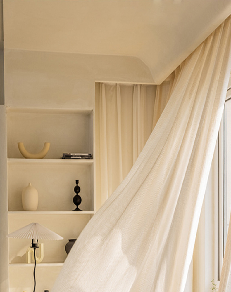 Semi-transparent UV Proof Thickened Curtains
