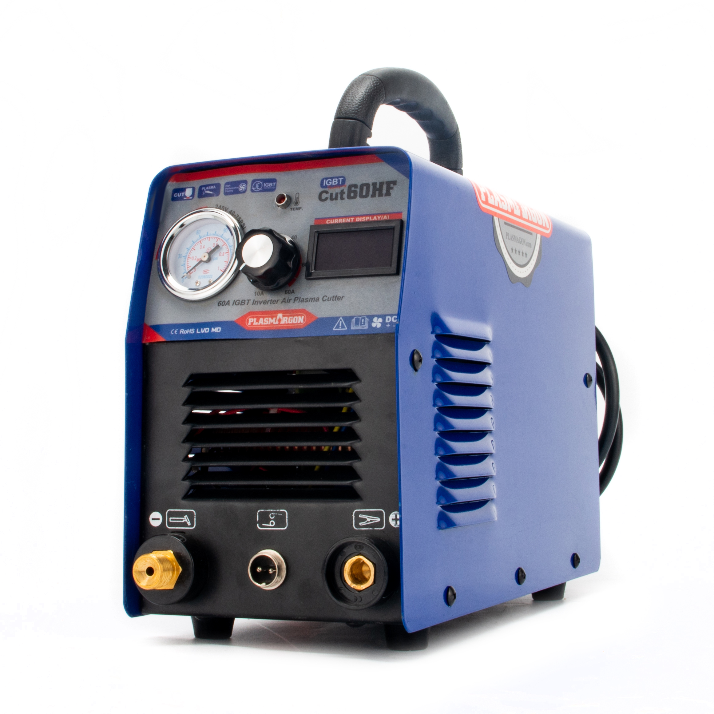 CUT60 IGBT AIR Plasma Cutter Machine & AG60 Torch & Cutting Clean Cutting Device