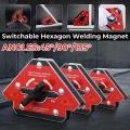 Multi-angle Welding Holder Positioner Switchable Welding Arrow Magnet For Metal Holding 45/90/135 Degree Magnetic Clamp