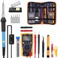 Adjustable Temperature Electric Soldering Iron kit 220V 110V 60W Welding Solder Rework Station Heat Pencil Repair Tools