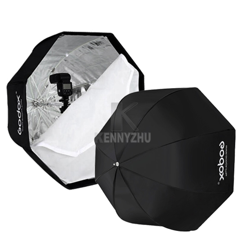 2pcs/lot Godox 120cm/47" Octagon Umbrella Softbox Octa Soft Box Diffuser Reflector for Studio Flash Strobe Speedlite