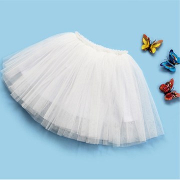 White New Baby Girls Tutu Skirt Ballerina Pettiskirt Fluffy Children Ballet Skirts For Party Dance Princess Girl Tulle Clothes