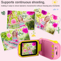 Prograce 12MP Kids Video Camera Toy Children's Digital Photo Camera for Girl Gift Toy Camcorder Digital Toys Child Kid Camera